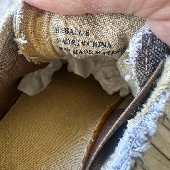 Corkys Frayed Denim Sneakers - Picture 7 of 9